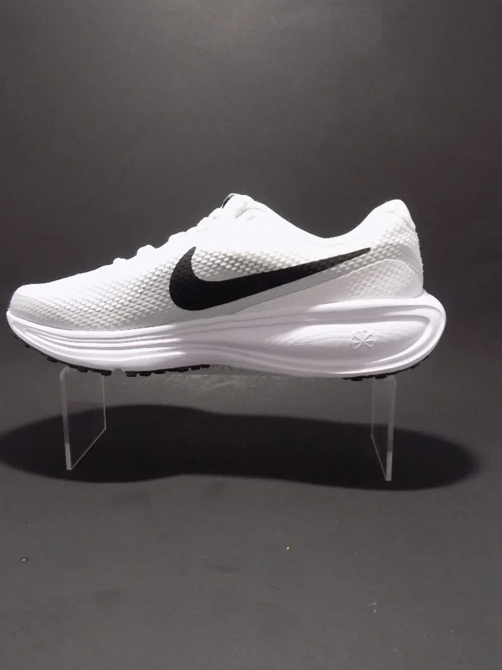 Nike Revolution 8 White/Black Platinum Shoe - Women's Size 7.5